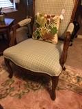           Upholstered armed chair