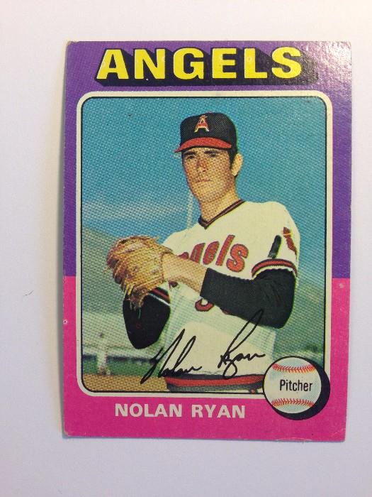 1975 Topps Baseball Cars Set 1-660. All the Greats! Nolan Ryan.