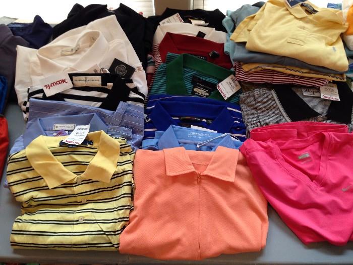 Golf Shirts: New With Tags
