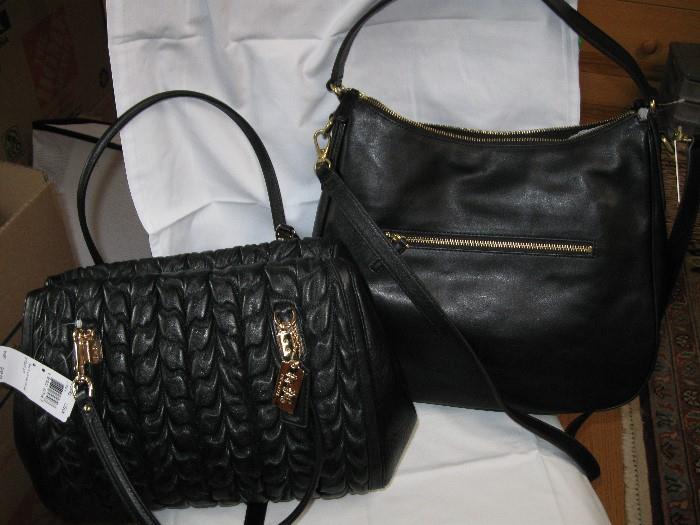COACH PURSE AND PAOLO MASI PURSE  #007315897  - BOTH NEW WITH TAGS