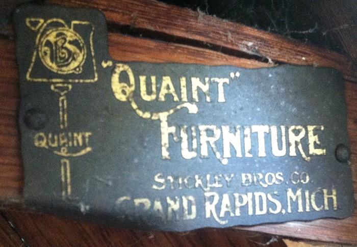 Antique Stickley Brothers “Quaint Furniture” Mission Style Rocker