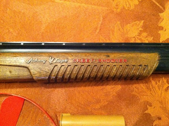 Vintage Johnny Eagle Skeet Shooter Toy Rifle