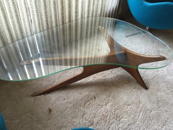 Andrean Pearsall Kidney shape Coffee Table