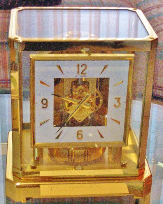 LeCoultre Swiss 15 jewel mantel clock