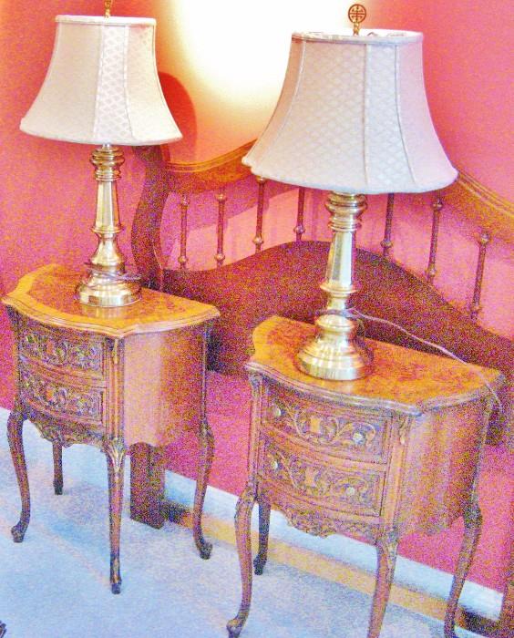 Pair matching lamp tables