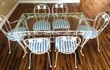 Salterini Vintage Dinning Set. Wrought Iron Furniture