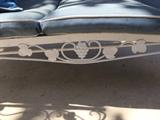 Woodard Grape Design Chaise. wrought iron vintage furniture