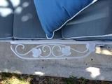 wrought iron salterini mount vernon ivy vintage chaise. lanai, patio, garden furniture
