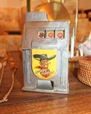 Vintage Las Vegas slot machine bank