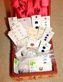 Buttons and other sewing items