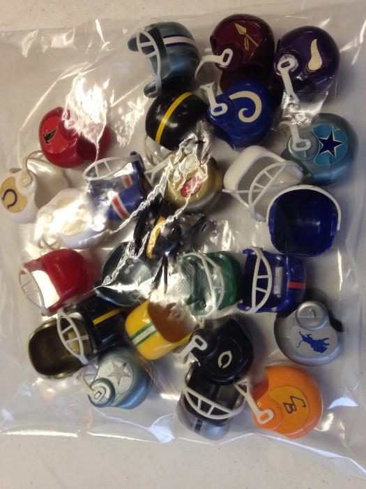 Complete set of vintage NFL Helmets all teams 24 in the late 60's early 70's