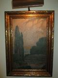 TyARTHUR J. RUPERT    UNSIGNED
LANDSCAPE PAINTING  OIL ON BOARD
