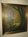 ARTHUR J. RUPERT    UNSIGNED
  OIL ON BOARD  GOLD FRAME 