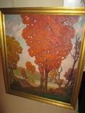 ARTHUR J. RUPERT
ORIGINAL LANDSCAPE PAINTING  OIL ON BOARD
