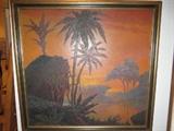 		
ARTHUR J. RUPERT (BELIEVED TO BE)     UNSIGNED PALM DESERT OASIS  OIL ON BOARD  GOLD FRAME
