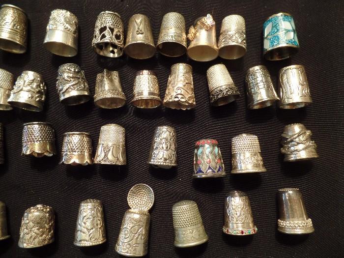  Sterling Silver Thimbles 