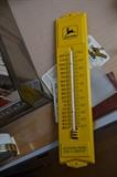 Old Metal John Deere Thermometer