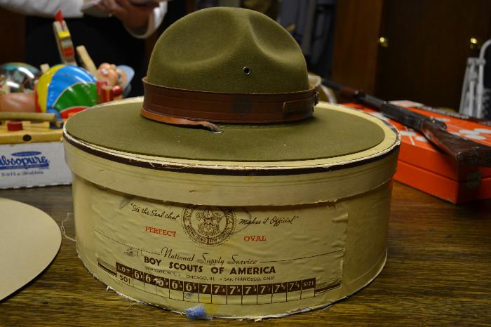1940's Boy Scout Master Hat - MINT