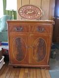 Antique music cabinet