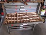 Commercial Lead type cabinet with lead type trays