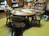 Table and chairs from the Mecosta County Court House