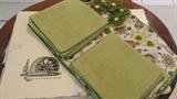 Vintage Braidwater Linens: placemats, napkins & 8 napkin rings with original box