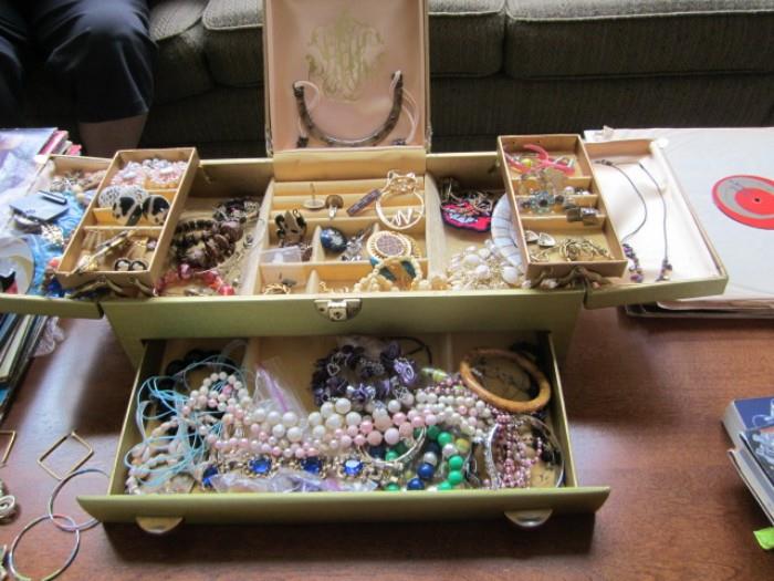 Some of the costume jewelry.