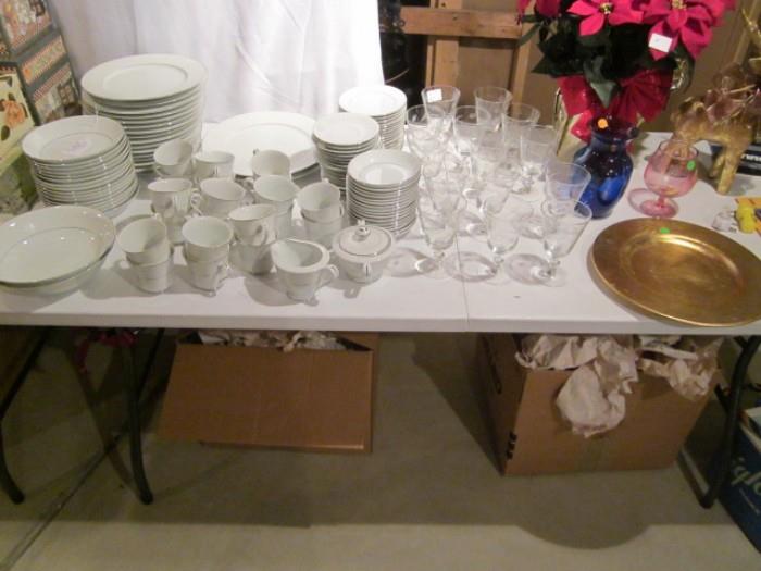 Set of china and misc.