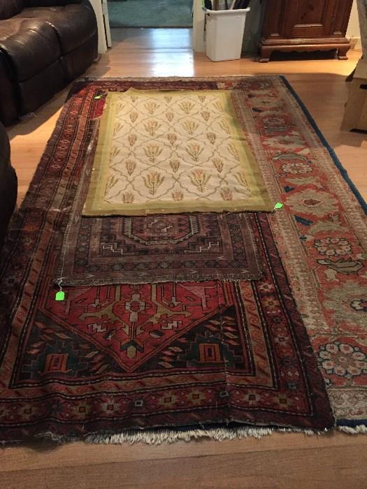Oriental rugs, large and small