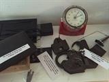 Lock collection from Pushcar, India, and Kodak timer