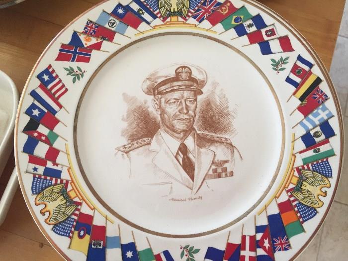 Collection of Allied Nations Commemorative plates