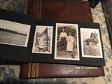 Black and white photographs.