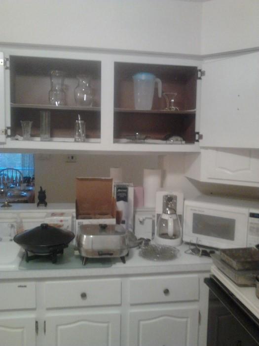 Microwave, Coffee Maker, Walk, other kitchen items