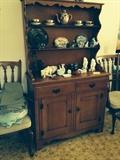 Beautiful mid-century china cabinet/buffet, excellent condition. $150.00
