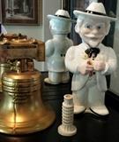 Liberty Bell and Colonel Sanders collectible bottles