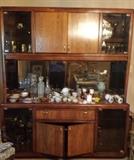 Contemporary china cabinet, barware