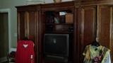 entertainment, clothing cabinets by Thomasville; tv not included