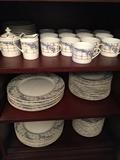 Tiffany Dinner Set Trellis Pattern Discontinued. 