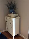 SHABBY CHIC CHEST ON CHEST, TALL VASE