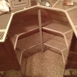 Interior of metal bar