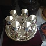 Cordials with velvet carrying box