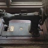 Wheeler & Wilson machine and cabinet (turn of the century)