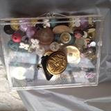 Buttons, buttons, buttons 35 bags like these -- sorted and mixed