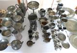Pewter collection.