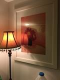 FLOWER FRAMED ART & LAMP