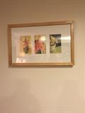 FLOWERS FRAMED ART