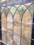 ANTIQUE STAINED LEADED GLASS