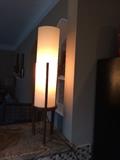 DANISH MID-CENTURY MODERN PERSALL LAMP WITH ORIGINAL SHADE ( SUPER RARE )