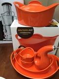 RACHEL RAY ORANGE STONEWARE (CASSEROVAL)