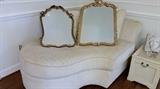 One of 2 Chaise Lounges & sample of mirrors